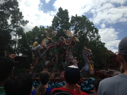 Disney movies/characters parade